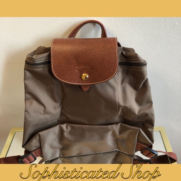 longchamp backpack khaki